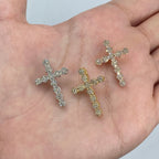 14K Gold Fate Cross Diamond Pendant - additional product view 2