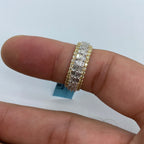14K Gold Triple Threat Diamond Baguette Ring - additional product view 4