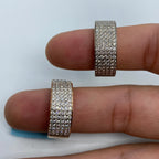 14K Gold Iced-Out Diamond Band 1.8 Ct - additional product view 2