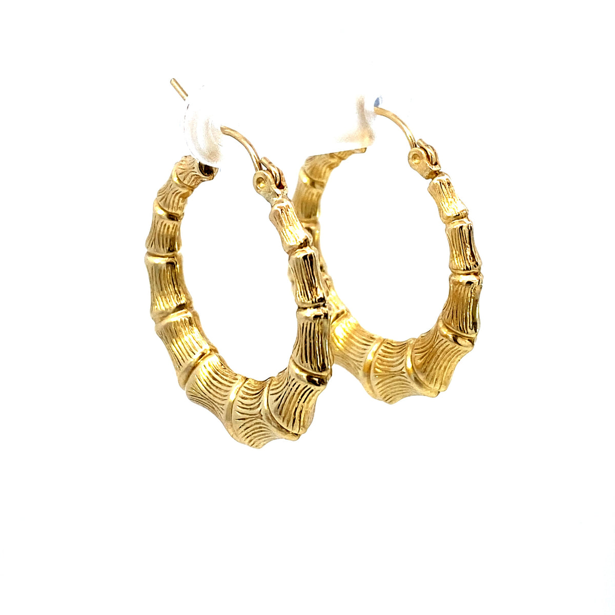 Bamboo Earrings 1.2 in - additional product view 3