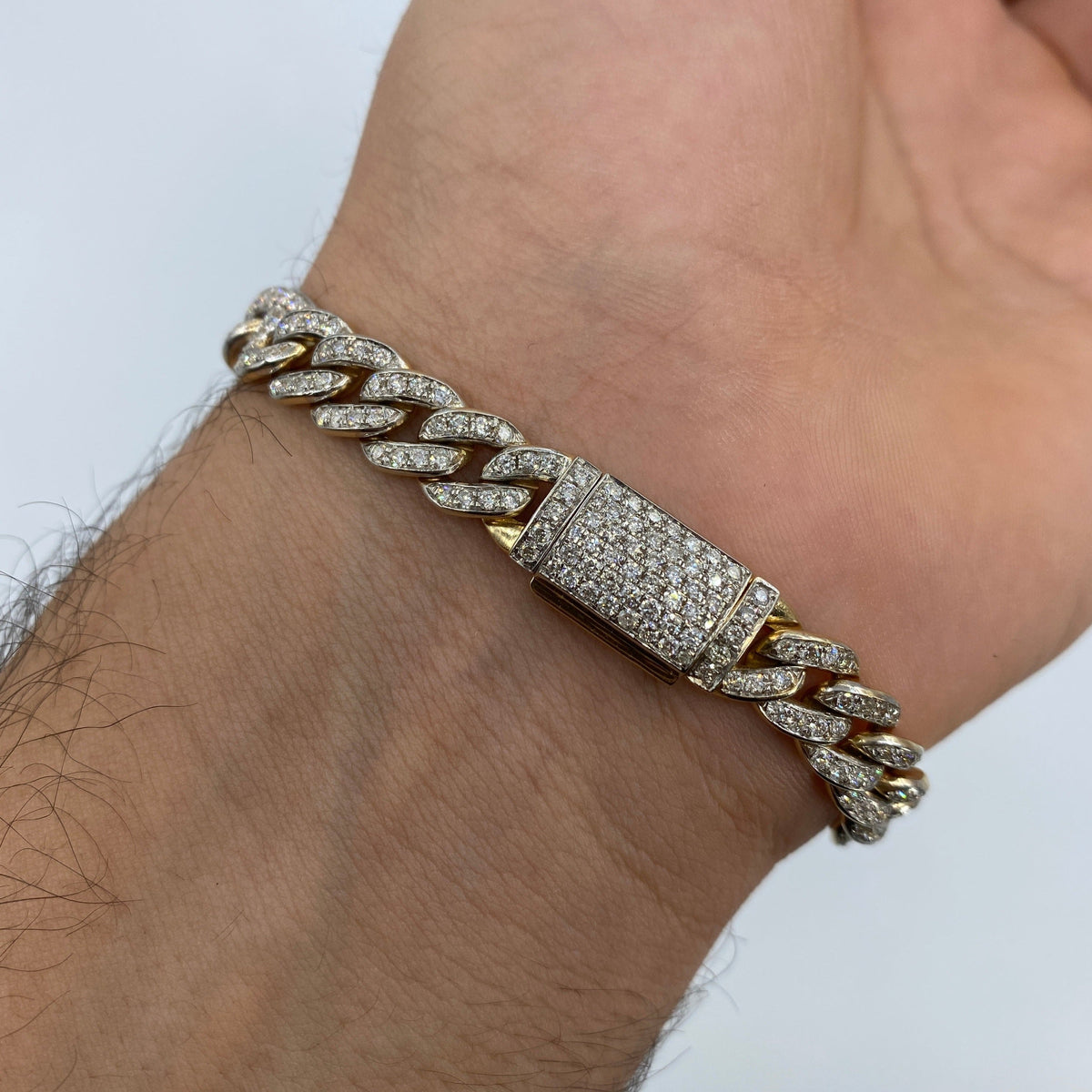 14K White Gold Diamond Bracelet - additional product view 3