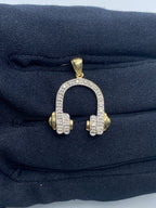 Headphones Diamond Pendant - additional product view 2