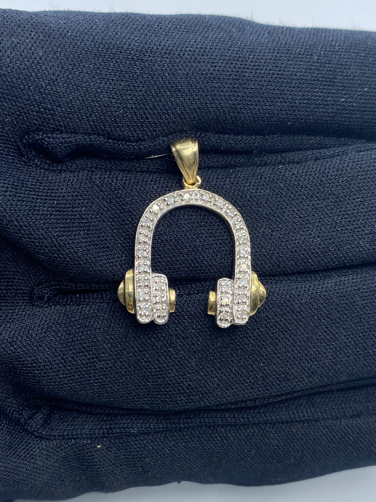 Headphones Diamond Pendant - additional product view 2