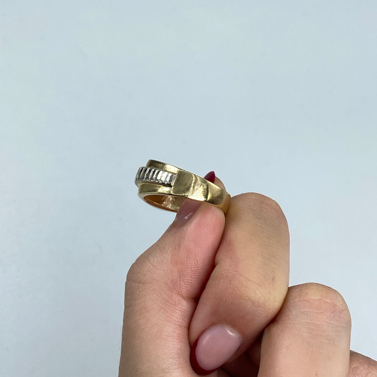 14K Gold Morning Star Diamond Ring - additional product view 4