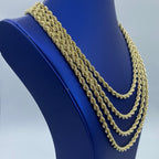 10K Gold 5.5mm Rope Chain 20–26 in - additional product view 3