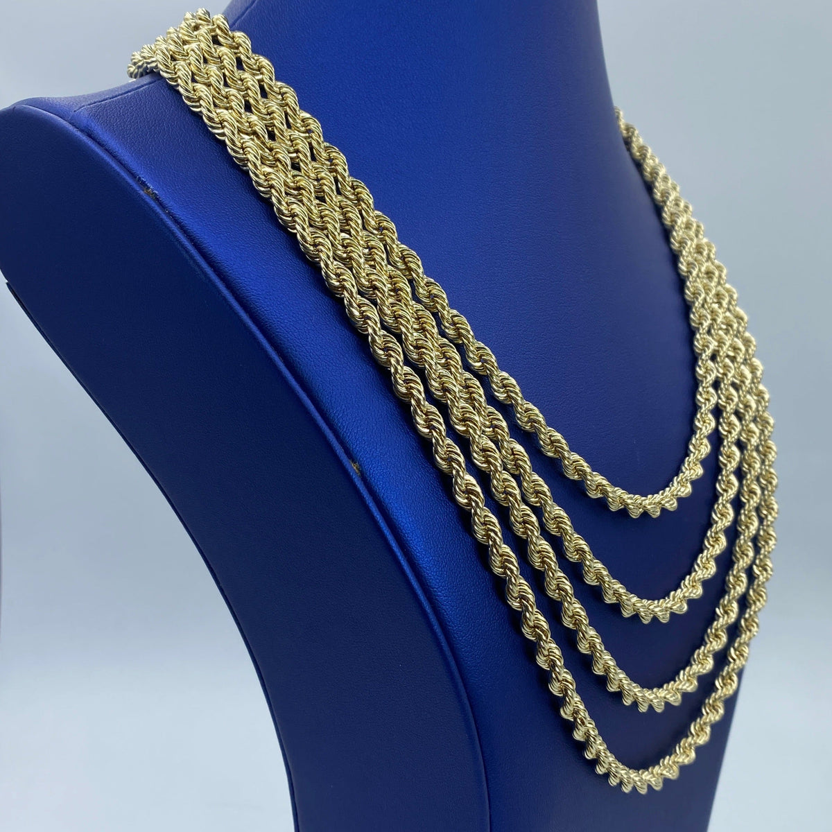 10K Gold 5.5mm Rope Chain 20–26 in - additional product view 3