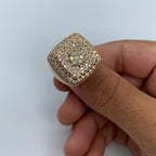 14K Gold Rose Jumbo Diamond Ring - additional product view 6