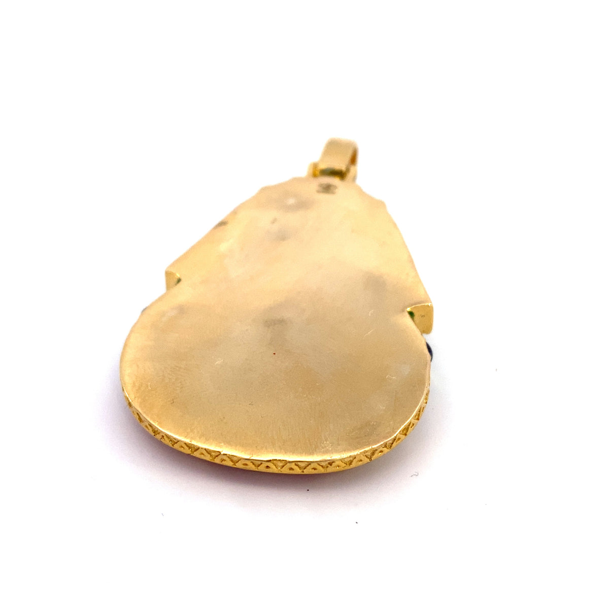 14K Gold Pharaoh Diamond Pendant 4.9 Ct - additional product view 5