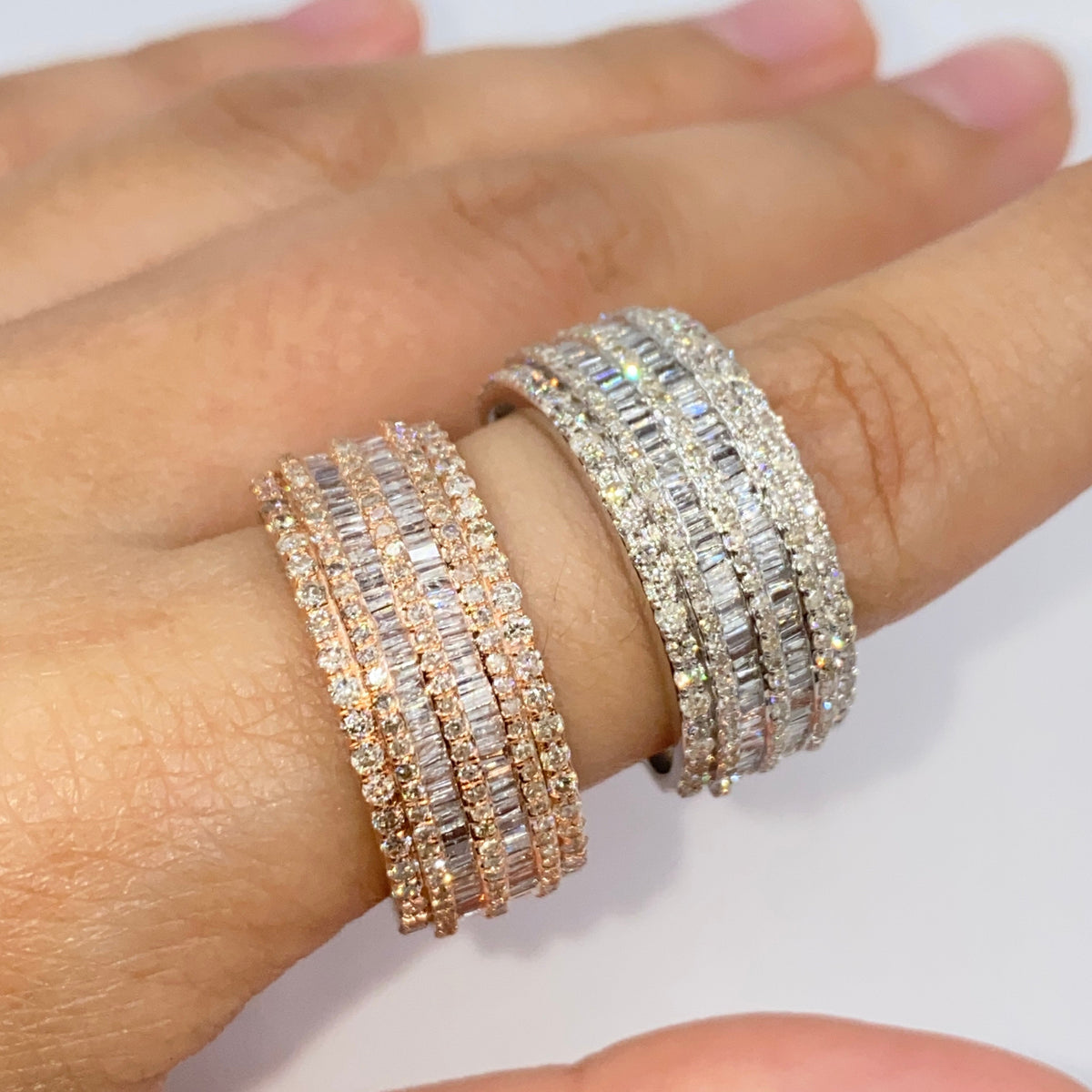 14K Gold Hercules Diamond Baguette Ring - additional product view 3