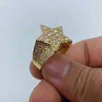 10K Gold Star Diamond Baguette Ring - additional product view 3