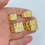 10K Gold Chunky Nugget Ring - additional product view 8
