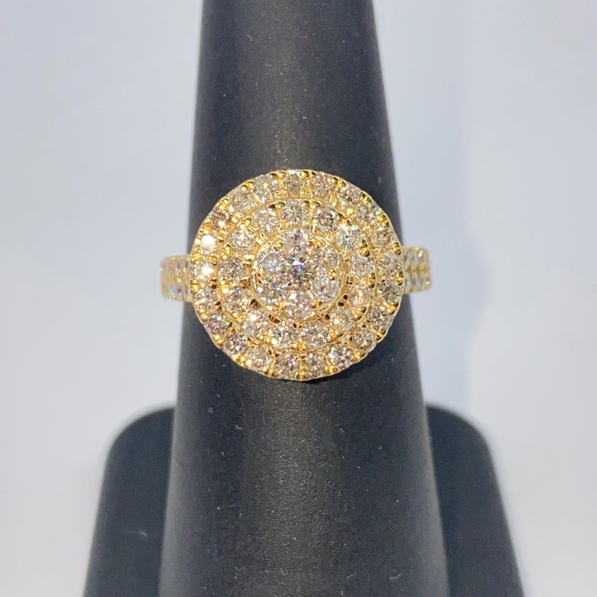 14K Gold 14M Cake Diamond Ring - additional product view 8