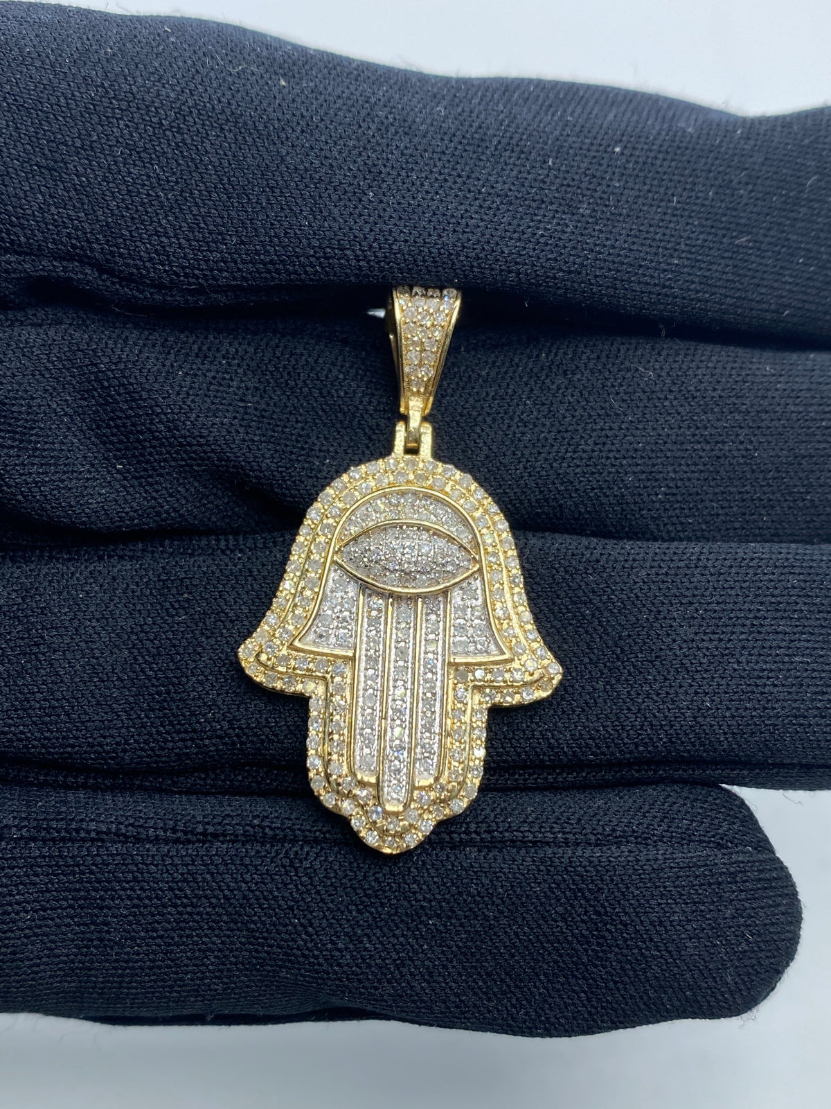 Hamsa Diamond Pendant - additional product view 2