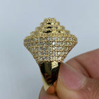 14K Gold Cake Diamond Ring - additional product view 4