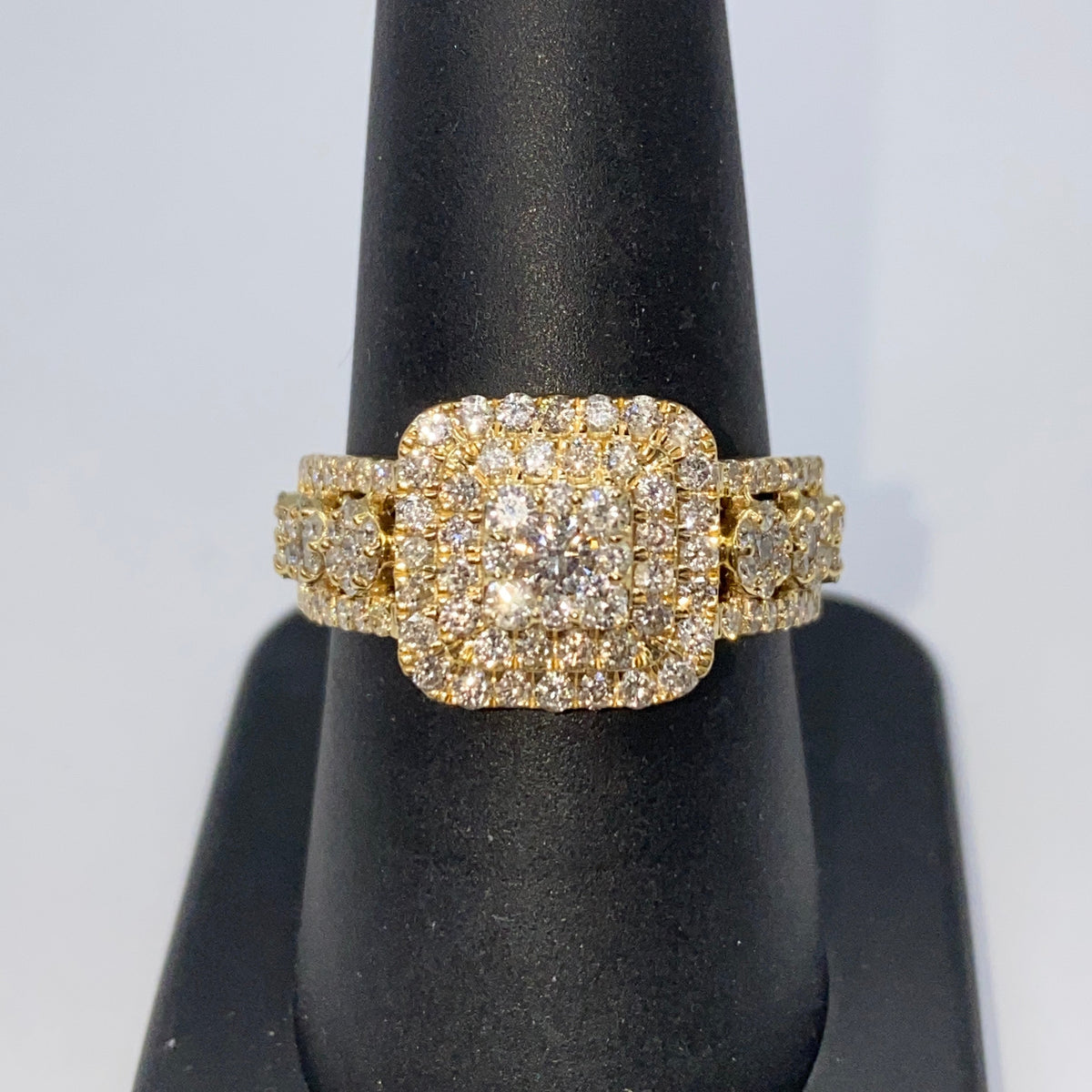 10K Gold Luke Square Diamond Ring - additional product view 8