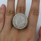 14K Gold Jumbo Diamond Signet Ring - additional product view 2