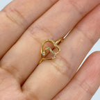14K Gold Aime Heart Diamond Ring - additional product view 3