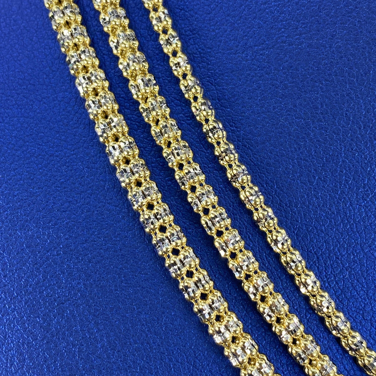 14K Ice Chain in Yellow Gold 18–24 in Full Collection - additional product view 3