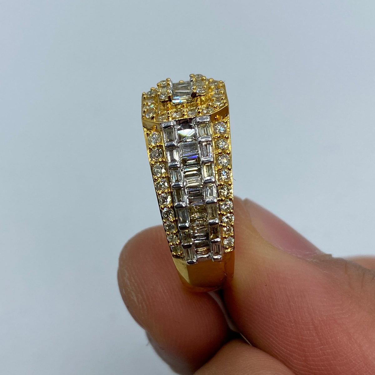 10K Gold Champion Diamond Baguette Ring - additional product view 5