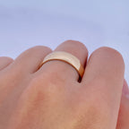 14K Solid Yellow Gold Band Ring - additional product view 2