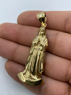 14K Gold Virgin Mary Pendant - additional product view 4