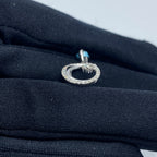 14K Gold G Diamond Pendant - additional product view 4