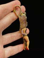 3D Jessica Rabbit Diamond Pendant - additional product view 3