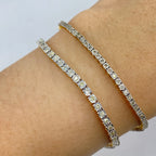 10K Gold Shine Diamond Tennis Bracelet 7 in - additional product view 3