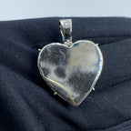 14K Gold Chained Heart Diamond Pendant - additional product view 5
