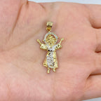 10K Gold Baby Jesus Pendant - additional product view 2