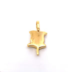 14K Gold Rose Diamond Baguette Pendant - additional product view 5