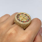 14K Gold Roulette Diamond Ring - additional product view 3