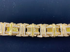 14K Gold Jumbo Yellow Canary Diamond Bracelet - additional product view 5