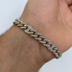 14K White Gold Diamond Bracelet - additional product view 2
