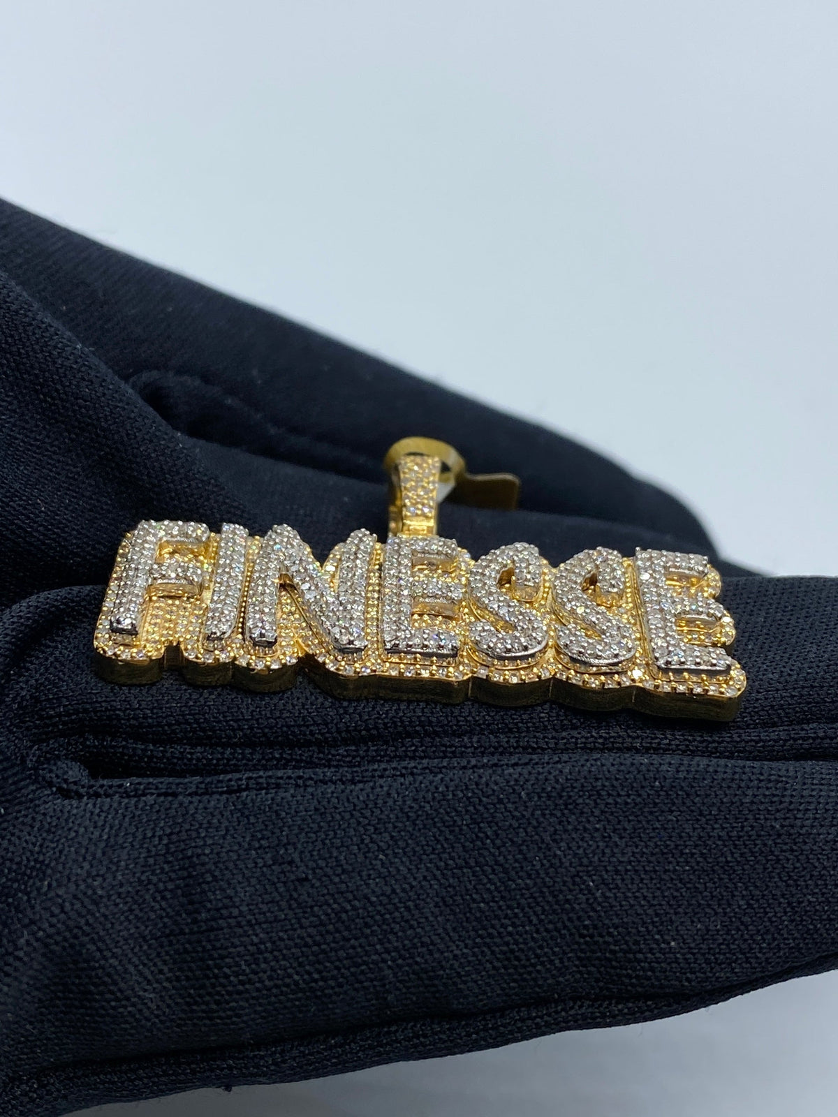 Finesse Name Diamond Pendant - additional product view 4