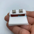 14K Gold Castle Diamond Earrings Large - additional product view 3