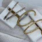 10K Gold Large Circle Hoop Diamond Earrings - additional product view 2