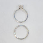 14K Gold Barbie Circle Diamond Engagement Ring - additional product view 4