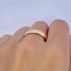 14K Solid Yellow Gold Band Ring - additional product view 5
