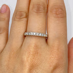 Platinum Florence Diamond Band Ring - additional product view 3