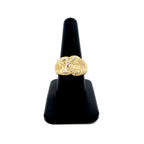 10K Gold Bubble Script Initial Diamond Ring - additional product view 22