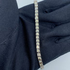 10K Gold 4.5mm Tennis Diamond Bracelet 7.5 in - additional product view 2
