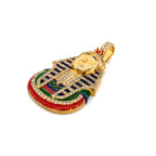 14K Gold Pharaoh Diamond Pendant 4.9 Ct - additional product view 3