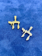 14K Gold Chai Diamond Pendant - additional product view 2
