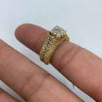 14K Gold Ladies Miami Beach Diamond Ring - additional product view 6