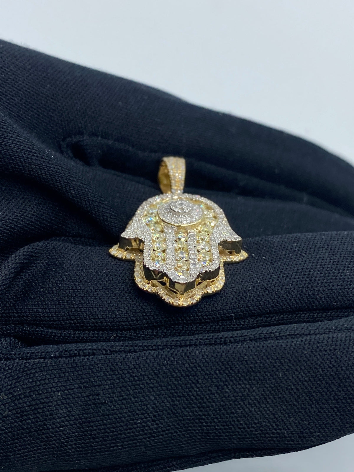 Hamsa Diamond Pendant - additional product view 4