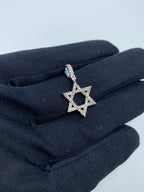 14K Gold Star of David Pendant - additional product view 3