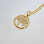 14K Gold Tree of Life Pendant Necklace 20 in - additional product view 3
