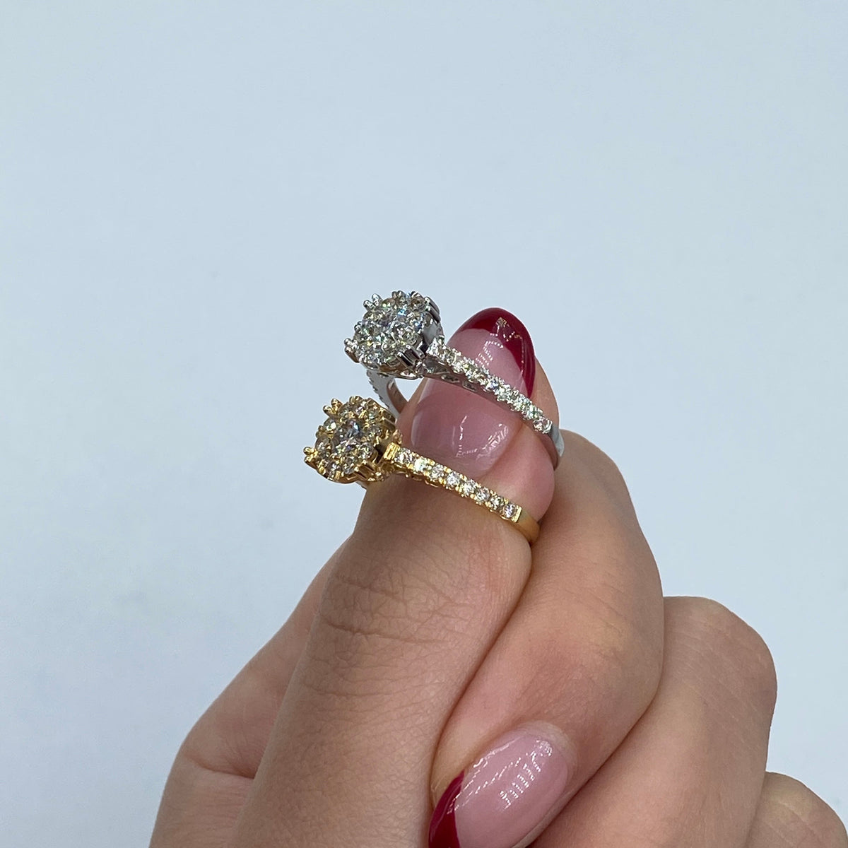 14K Gold Juliet Circle Diamond Engagement Ring - additional product view 8