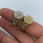 14K Gold Petite Circle Wave Diamond Ring - additional product view 6
